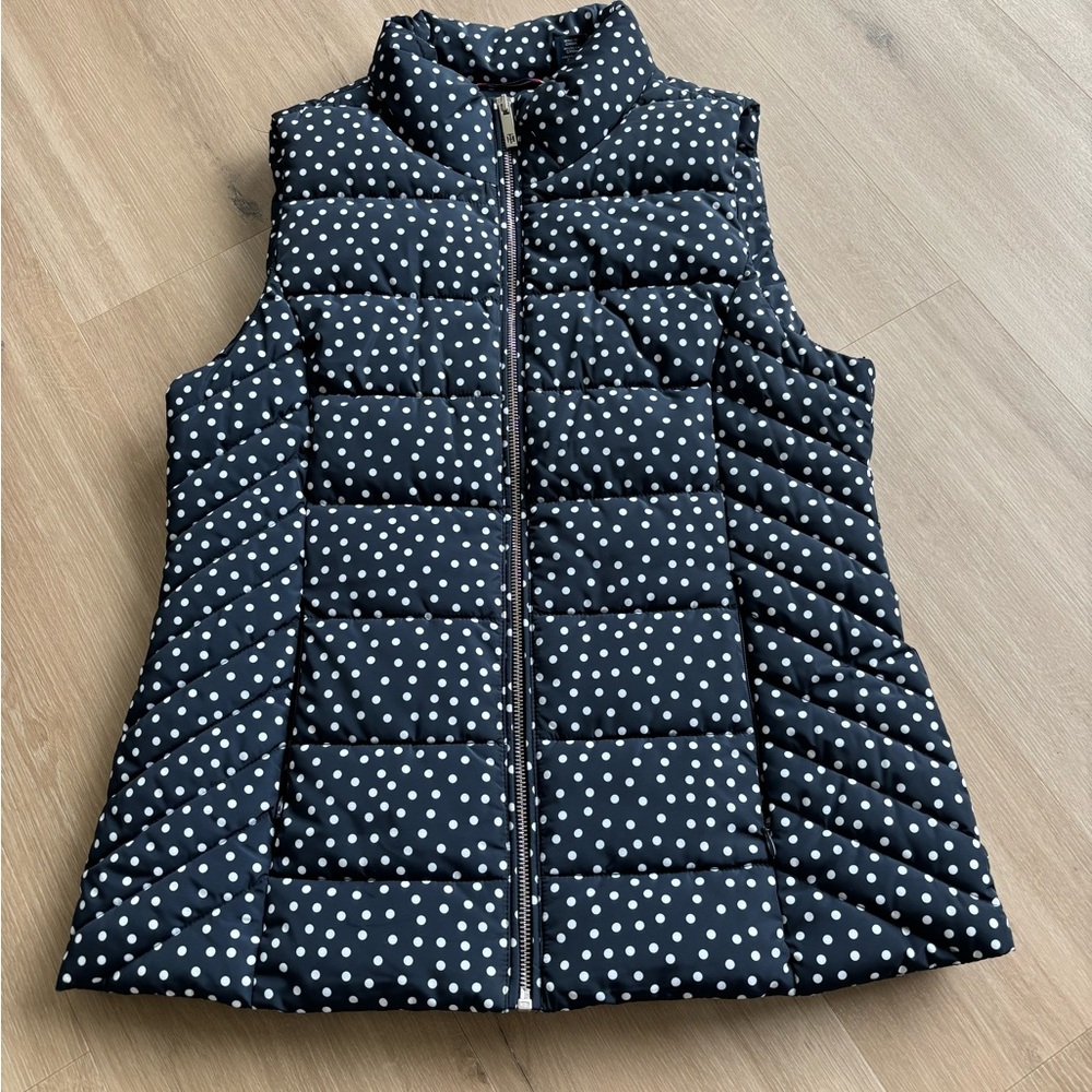 Tommy Hilfiger Black and White Polka Dot Vest